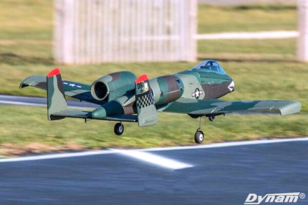 Dynam A-10 Thunderbolt II V2 Green Twin 64mm EDF RC Jet - Image 2