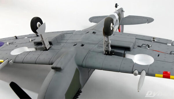 Dynam Supermarine Spitfire V3 RC Warbird Plane 1.2m Wingspan - Image 3