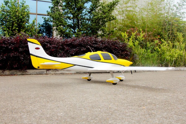Dynam Cirrus SR22 V2 Yellow RC Scale Airplane 1.4m Wingspan - PNP - DY8936YL - Image 5